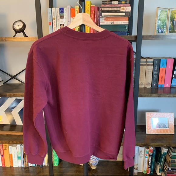 Obey • Maroon Logo Crew Neck Sweatshirt - Picture 3 of 3